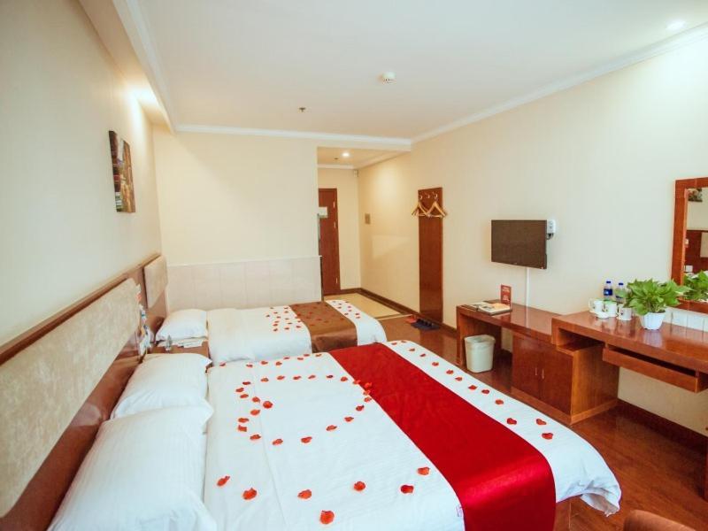 Greentree Inn Hebei Zhangjiakou Zhangbei Caoyuantian Rd Zhangku Avenue Express Hotel Esterno foto