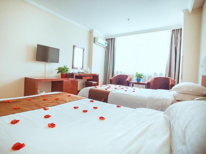 Greentree Inn Hebei Zhangjiakou Zhangbei Caoyuantian Rd Zhangku Avenue Express Hotel Esterno foto