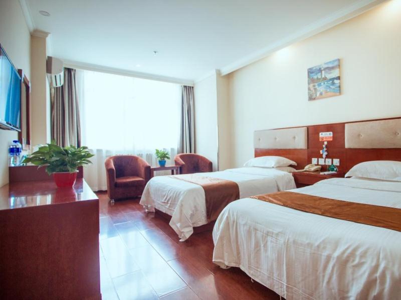 Greentree Inn Hebei Zhangjiakou Zhangbei Caoyuantian Rd Zhangku Avenue Express Hotel Esterno foto