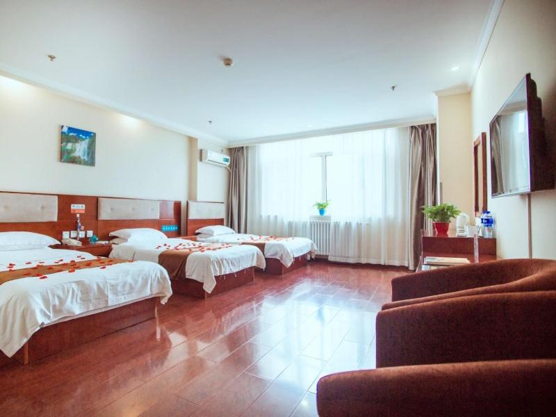 Greentree Inn Hebei Zhangjiakou Zhangbei Caoyuantian Rd Zhangku Avenue Express Hotel Esterno foto
