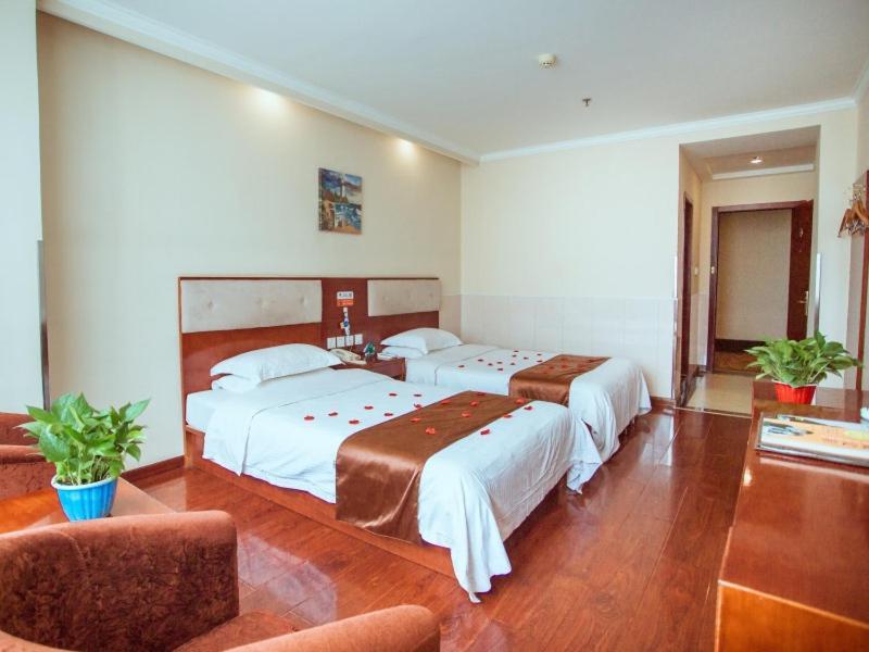 Greentree Inn Hebei Zhangjiakou Zhangbei Caoyuantian Rd Zhangku Avenue Express Hotel Esterno foto