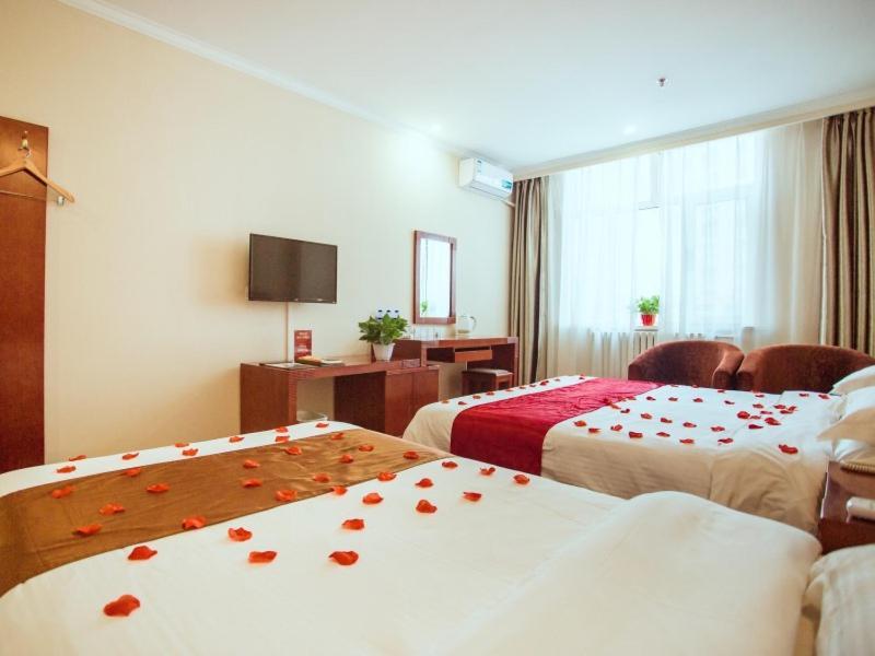 Greentree Inn Hebei Zhangjiakou Zhangbei Caoyuantian Rd Zhangku Avenue Express Hotel Esterno foto